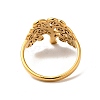 Ion Plating(IP) 201 Stainless Steel Tree of Life Finger Ring for Women RJEW-G266-03G-2