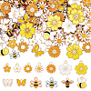 130Pcs 13 Styles Alloy Enamel Charms ENAM-AR0001-90-1