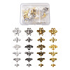 Bees Alloy Cabochons MRMJ-TA0001-16-9