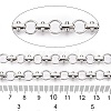 Alloy Round Ring Link Chains LCHA-T002-01P-3