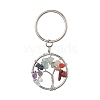 Natural & Synthetic Mixed Stone Keychain KEYC-JKC00814-4