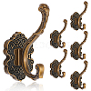 6Pcs Aluminum Wall Mounted Hook Hangers ODIS-JOY0001-02A-1
