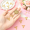 10Pcs 304 Stainless Steel Bowknot Connector Charms STAS-SC0010-53-4
