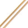 304 Stainless Steel Square Snake Chains Necklaces NJEW-P170-02G-10-2