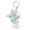 Butterfly Shape Resin & Acrylic Keychain KEYC-JKC01067-08-1