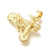 Rack Plating Brass Pendants KK-Z086-31G-2