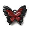 Red and Black Double Screen Alloy Pendants FIND-Z067-01B-02-1