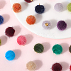 96Pcs 24 Colors Plastic Pendants KY-SC0002-40-7