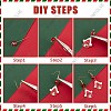 SUNNYCLUE Christmas Earring Making Kit DIY-SC0021-95-4