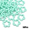 50Pcs Opaque Acrylic Pendants MACR-YW0004-36C-1