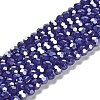 Electroplate Opaque Glass Beads Strands LS-EGLA-A035-P6mm-A09-1