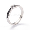 Brass Enamel Finger Rings RJEW-J074-04P-B-3