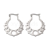 Non-Tarnish 304 Stainless Steel Hoop Earrings EJEW-P271-08P-1