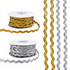 2 Rolls 2 Colors Polyester Ribbon OCOR-GL0001-33B-1