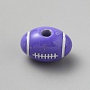 Opaque Acrylic European Beads SACR-CJC0001-34C-1