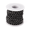 Aluminium Twisted Curb Chains CHA-TA0001-03B-12