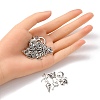 30Pcs 30 Style Tibetan Style Alloy Charms TIBE-YW0001-04-5