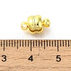 Rack Plating Brass Magnetic Clasps KK-D100-13G-3