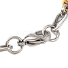 304 Stainless Steel Link Chain Bracelets BJEW-B078-120GP-3