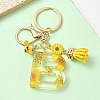 Resin & Alloy Enamel Keychain X1-KEYC-YW00134-02-1