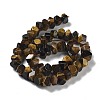 Natural Tiger Eye Beads Strands G-D091-A21-3