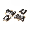 Alloy Enamel Pendants ENAM-M046-10G-C-3