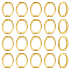 20Pcs Brass Twister Clasps KK-UN0005-31-1