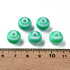 Opaque Striped Acrylic Beads LS-MACR-S373-27A-07-4