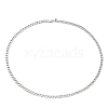 Men's 304 Stainless Steel Cuban Link Chain Necklaces NJEW-JN03170-02-2