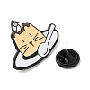 Cat Theme Alloy Enamel Brooch JEWB-E022-05EB-04-3