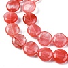 Cherry Quartz Glass Beads Strands G-C159-A02-01-4