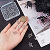 28Pcs 2Style 201 Stainless Steel Pendants STAS-UN0035-30-2