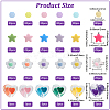 Mixed Styles Acrylic Beads OACR-PA0001-07-2