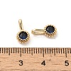 Brass Micro Pave Cubic Zirconia Charms KK-Z040-01C-3