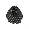 Black Alloy Brooches JEWB-G036-09A-2