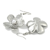 304 Stainless Steel with ABS Plastic Pearl Dangle Earrings EJEW-G400-21P-2