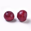 Dyed Natural Wood Beads X-WOOD-Q006-8mm-08-LF-2