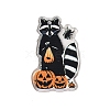 Halloween Theme Opaque Acrylic Pendants SACR-S034-08B-1