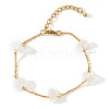 Elegant Natural Quartz Crystal Chip Link Bracelets WY5144-7-1