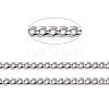 Tarnish Resistant 304 Stainless Steel Twisted Chains for Men's Necklace Making CHS-K001-86-2