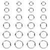 24Pcs 6 Styles Zinc Alloy Spring Gate Rings FIND-ME0002-10-1