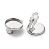 Non-Tarnish 201 Stainless Steel Clip-on Earring Findings STAS-H124-01B-P-2