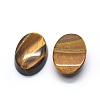 Natural Tiger Eye Cabochons G-O175-24C2-2