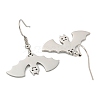 Non-Tarnish Halloween Theme 304 Stainless Steel Dangle Earrings for Women EJEW-F338-05P-2