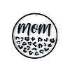 DIY Mother's Day Theme Flat Round Pendant Silicone Molds SIMO-H010-02E-1