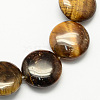 Natural Tiger Eye Stone Bead Strands X-G-S110-15-1