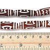Rice Shape Tibetan Style dZi Beads Strands G-A269-A25-01-5