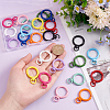   24Pcs 12 Colors Baking Paint Alloy Swivel Clasps FIND-PH0010-73-3