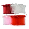 40Pcs 4 Colors Organza Bags Jewellery Storage Pouches Wedding Favour Party Mesh Drawstring Gift OP-FS0001-03C-2