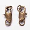 Brass Lobster Claw Clasps X-KK-KK802-AB-NR-2